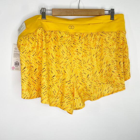 CALIA Womens Running Short Size XXL NWT Orange Training Workout 3" Inseam - Picture 2 of 9